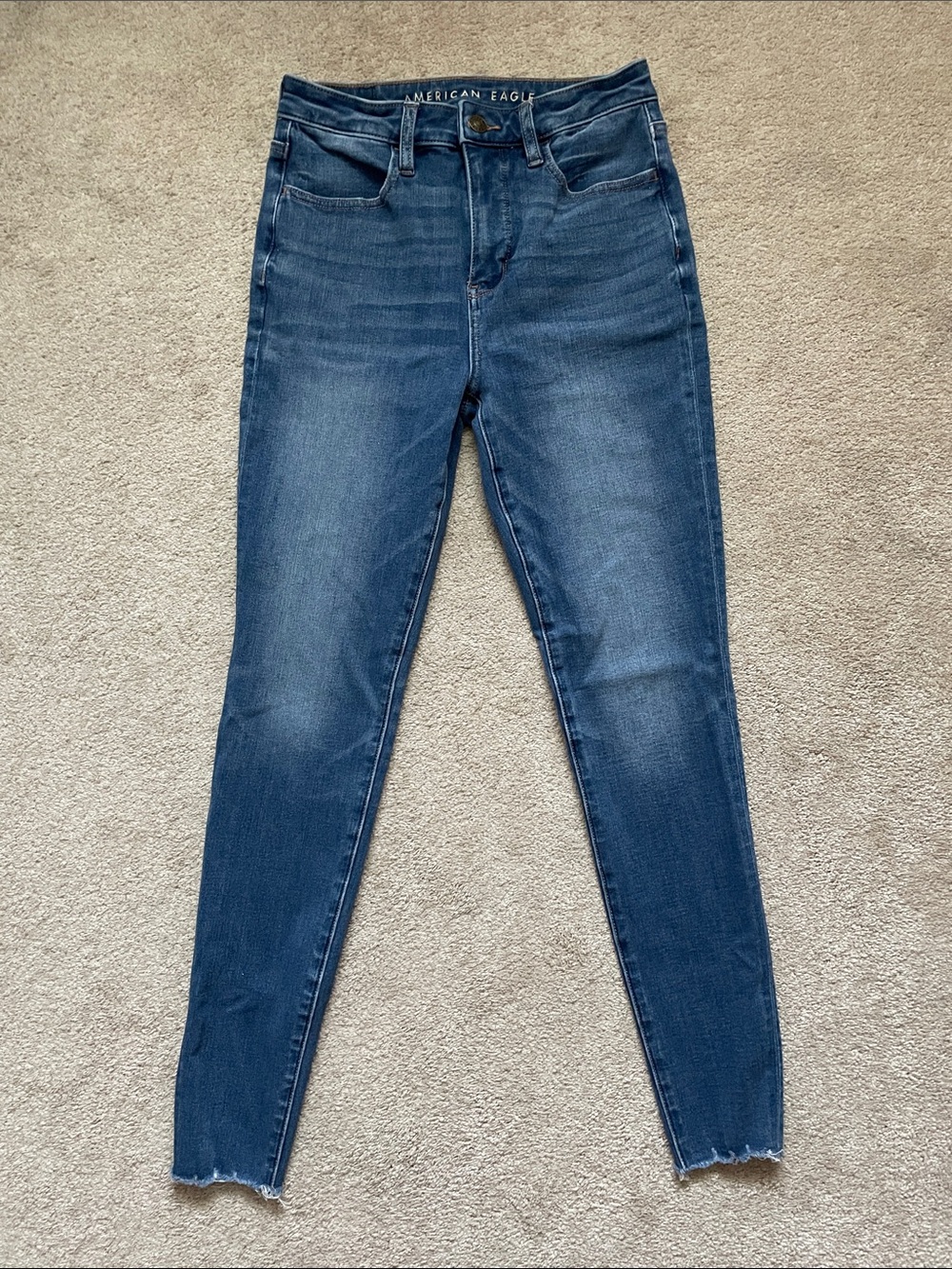 American Eagle Outfitters Dark Blue Skinny Jeans